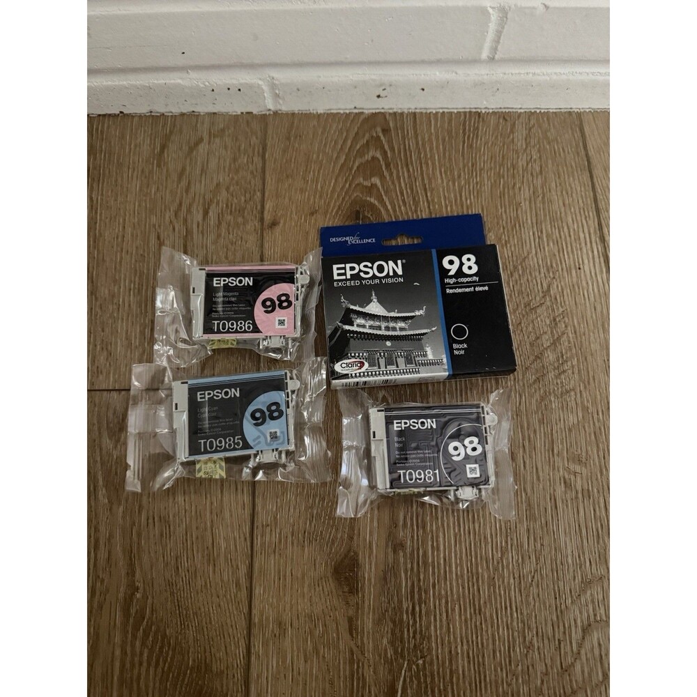 Genuine Epson 98 Black ink T0981 T098120 Artisan Multiple colors